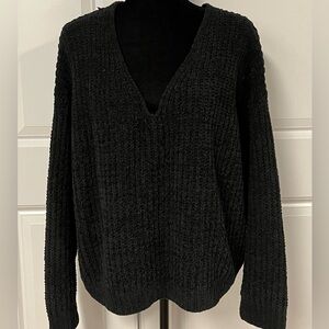 Express Chenille Ribbed Oversized Sweater